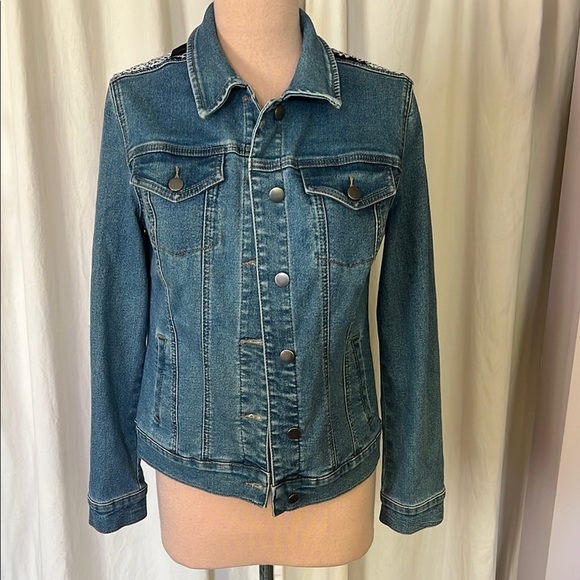 Market & Spruce Blue Jean Jacket Tailored Fit
Indigo fabric M - Picture 3 of 9